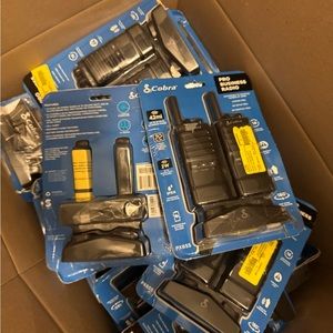 Two Sets Cobra PX655 Pro Business walkie talkie radio